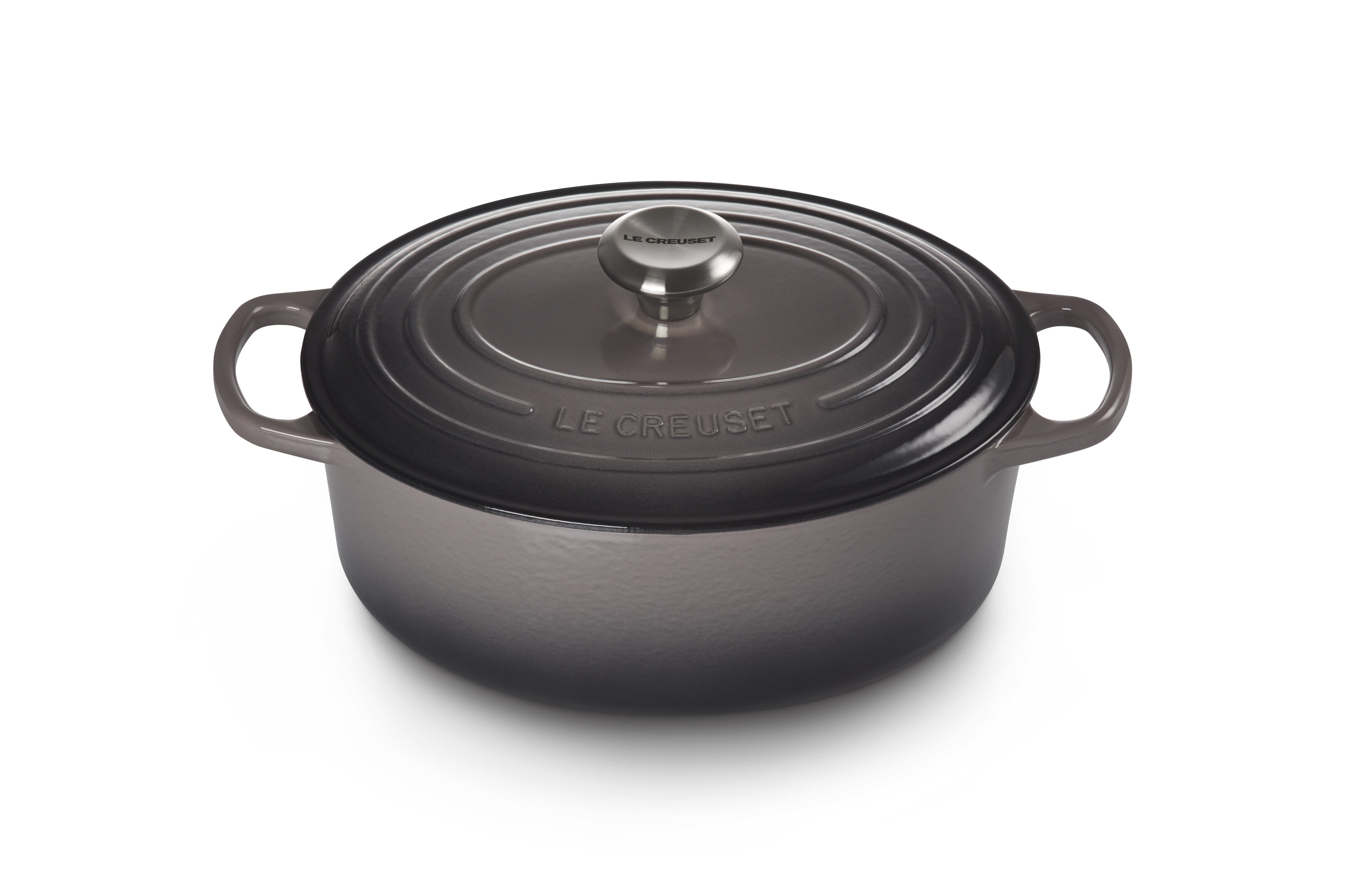 Le Creuset Bräter Signature, rund, 29 cm Flint