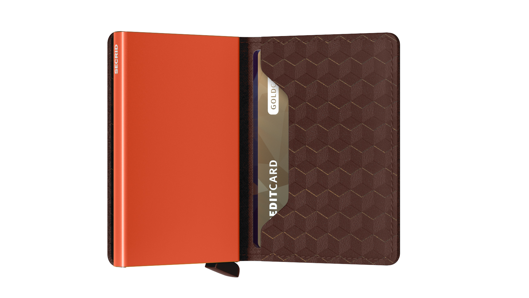 Secrid Slimwallet Optical Brown-Orange