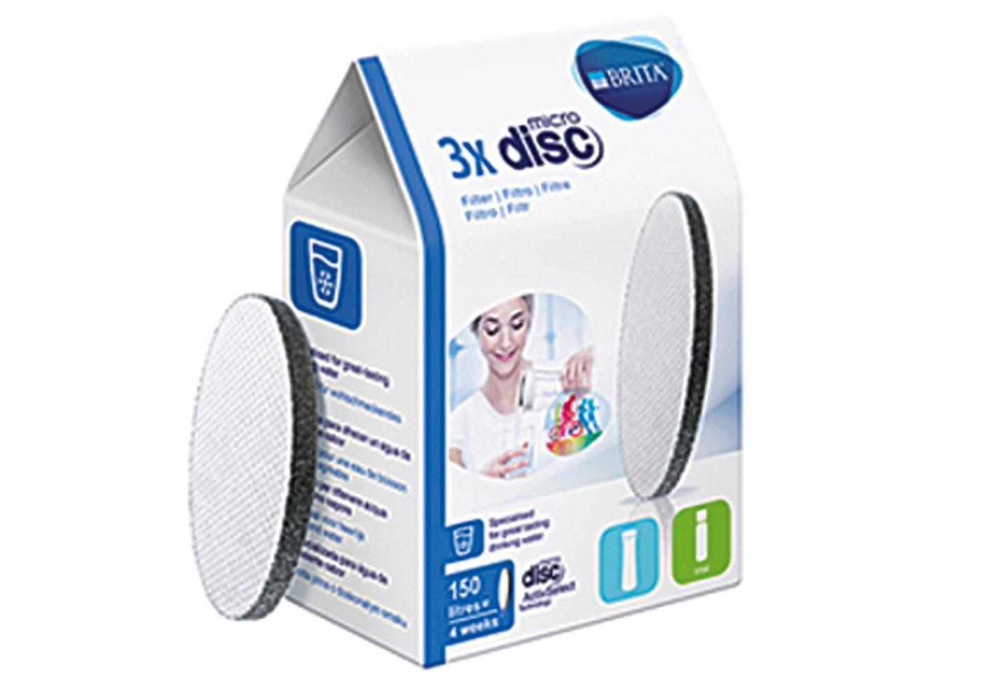 BRITA Wasserfilter Micro Disc 3er Pack
