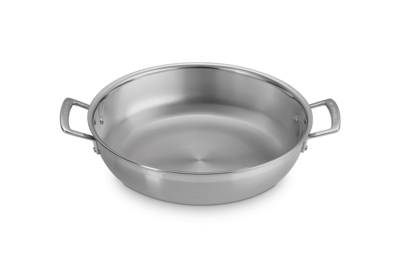 Le Creuset 3-ply Profipfanne mit Deckel 30 cm