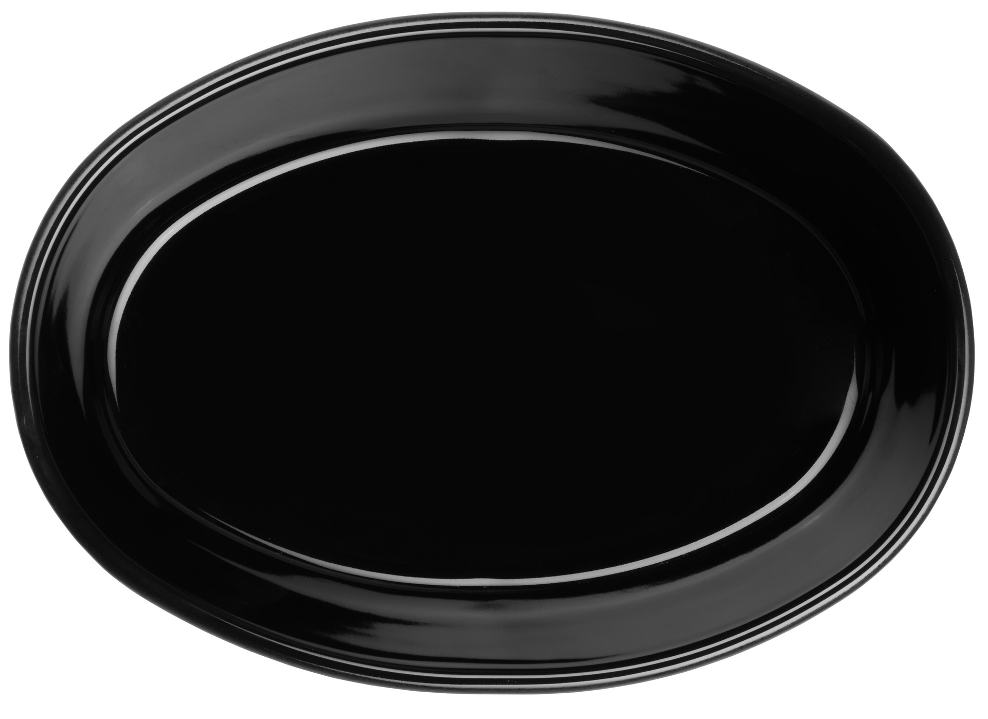 ASA Auflaufform oval, black kitchen'art