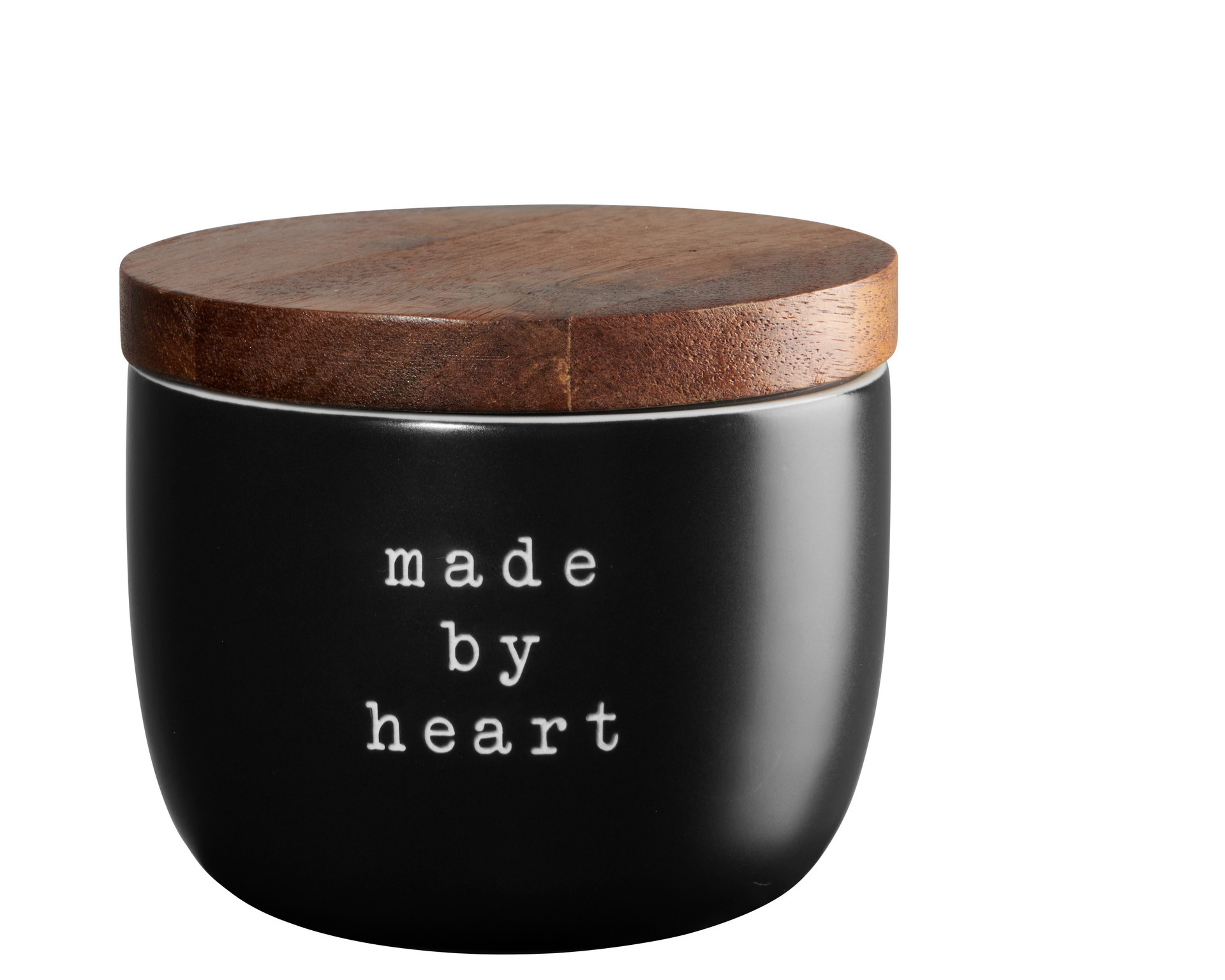 ASA hey! Marmeladendose, made by heart Schwarz matt
