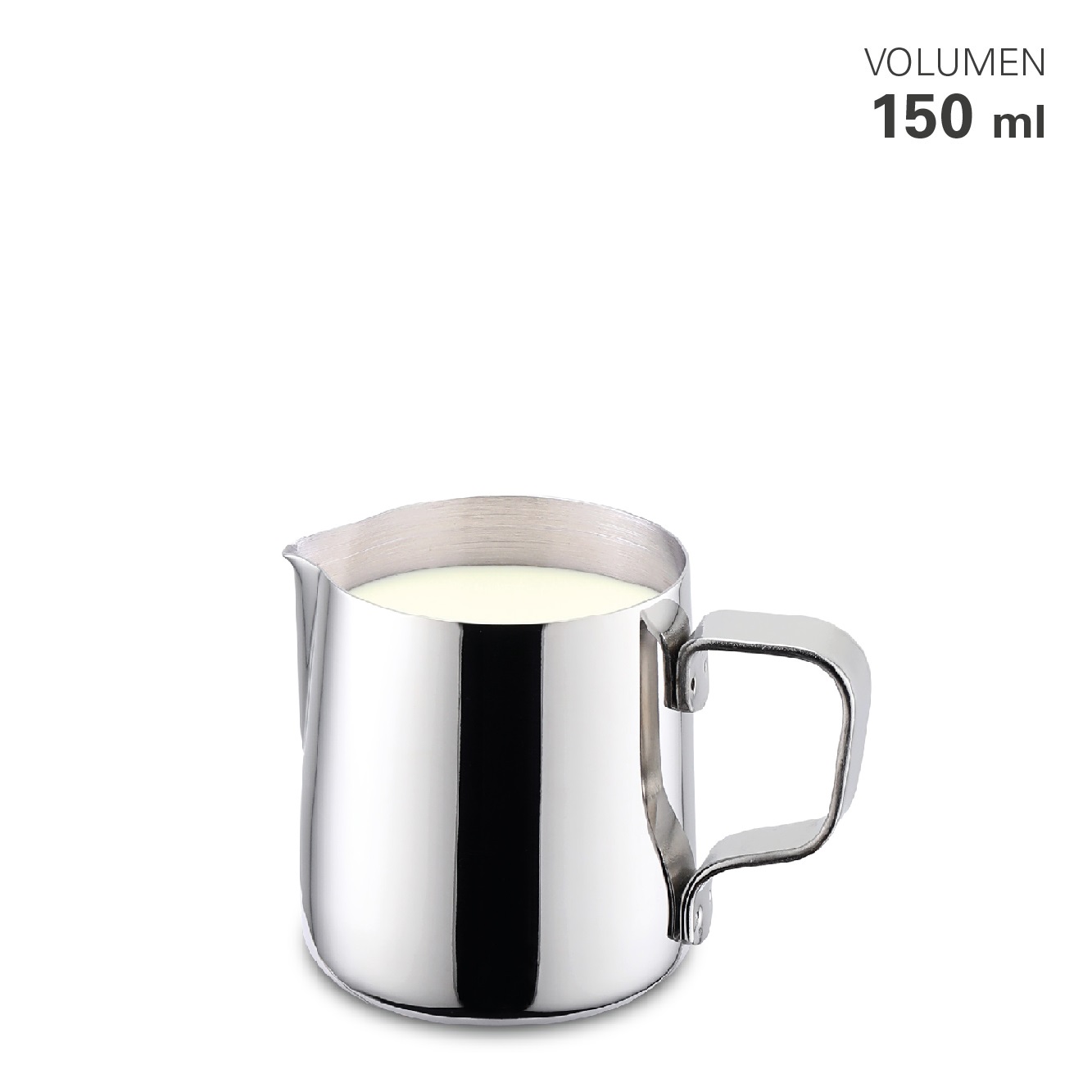 Weis Milchgießer aus Edelstahl 150 ml