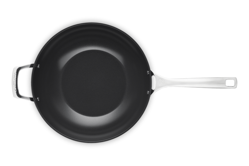 Le Creuset Essential Keramik-Antihaft Wok-Pfanne 30 cm Mit Ge