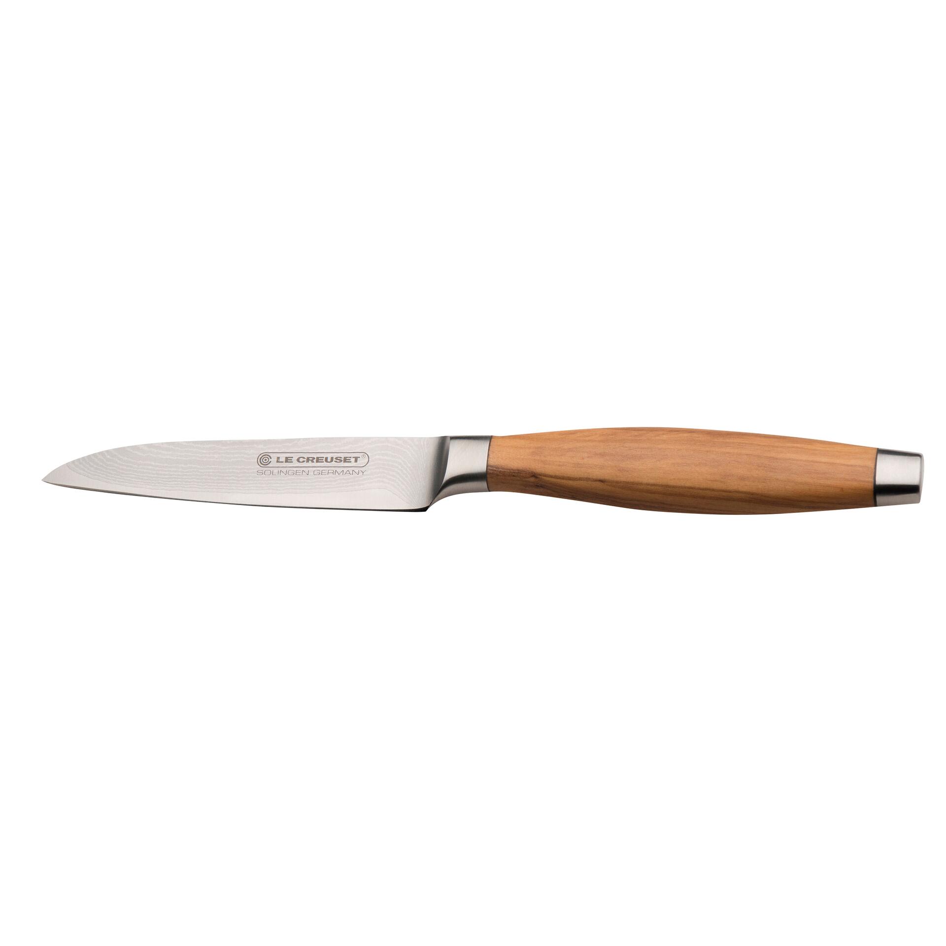 Le Creuset Gemüsemesser mit Holzgriff Olive 9 cm Le Creuset Gemüsemesser mit Holzgriff Olive 9 cm