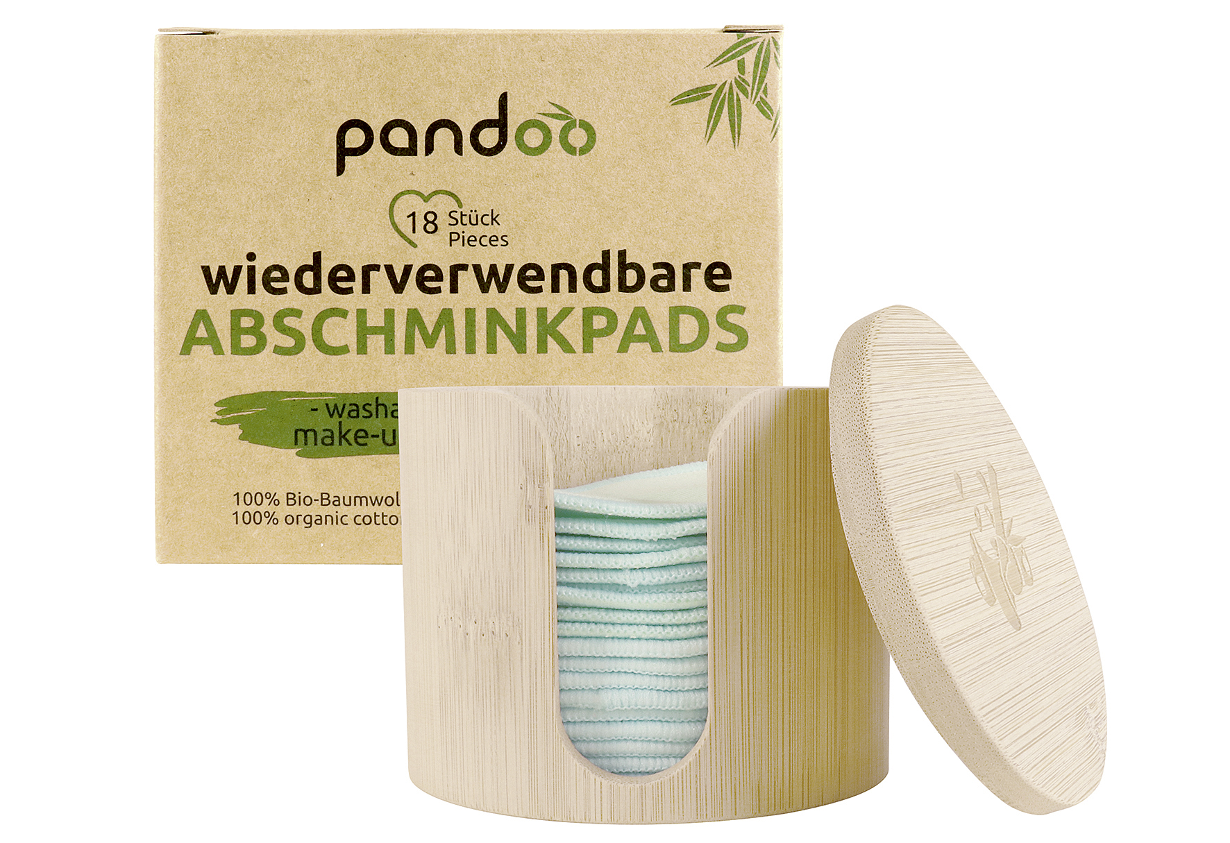 PANDOO Abschminkpads 18er Pack