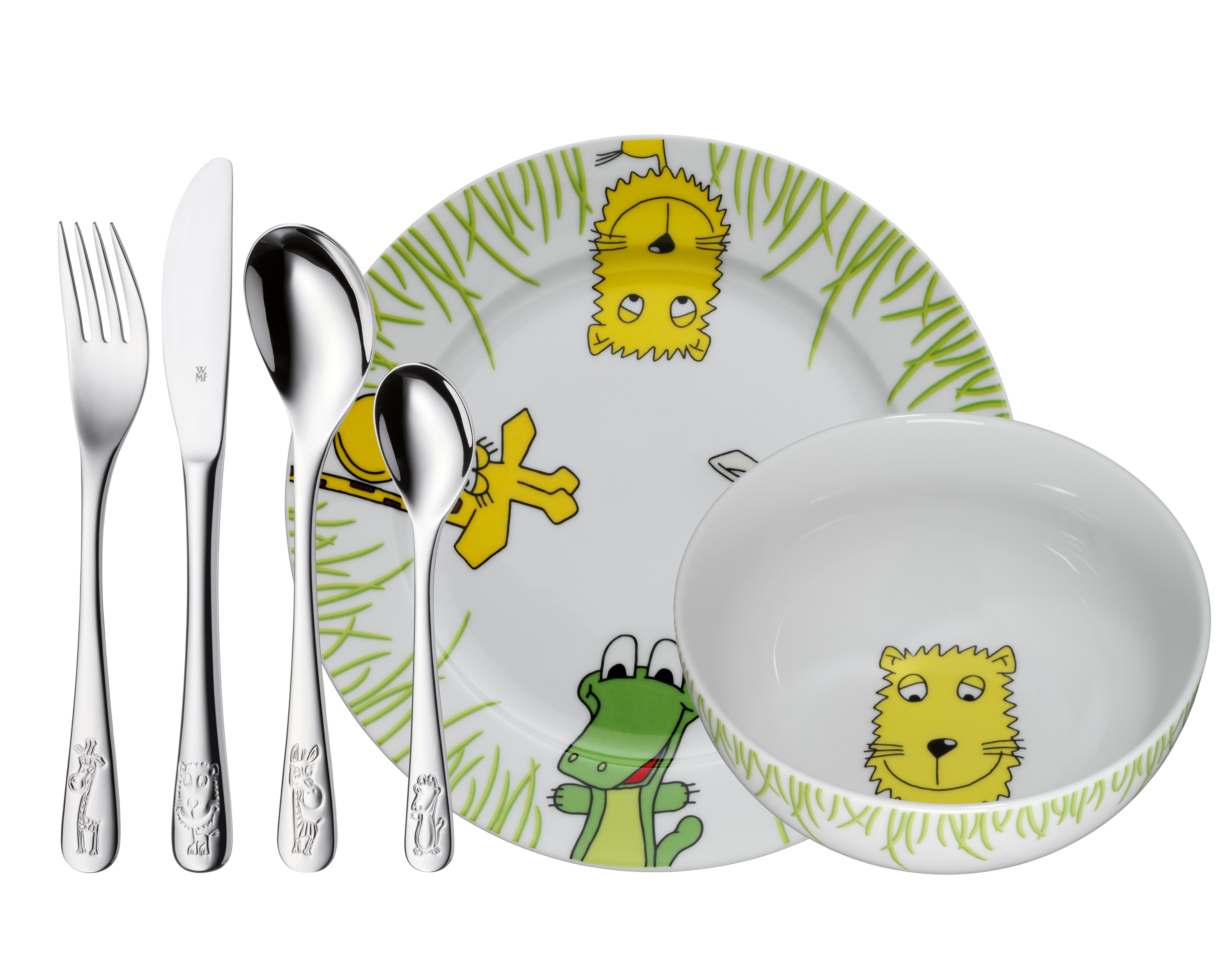 WMF Kinderbesteck-Set Safari, 6-teilig