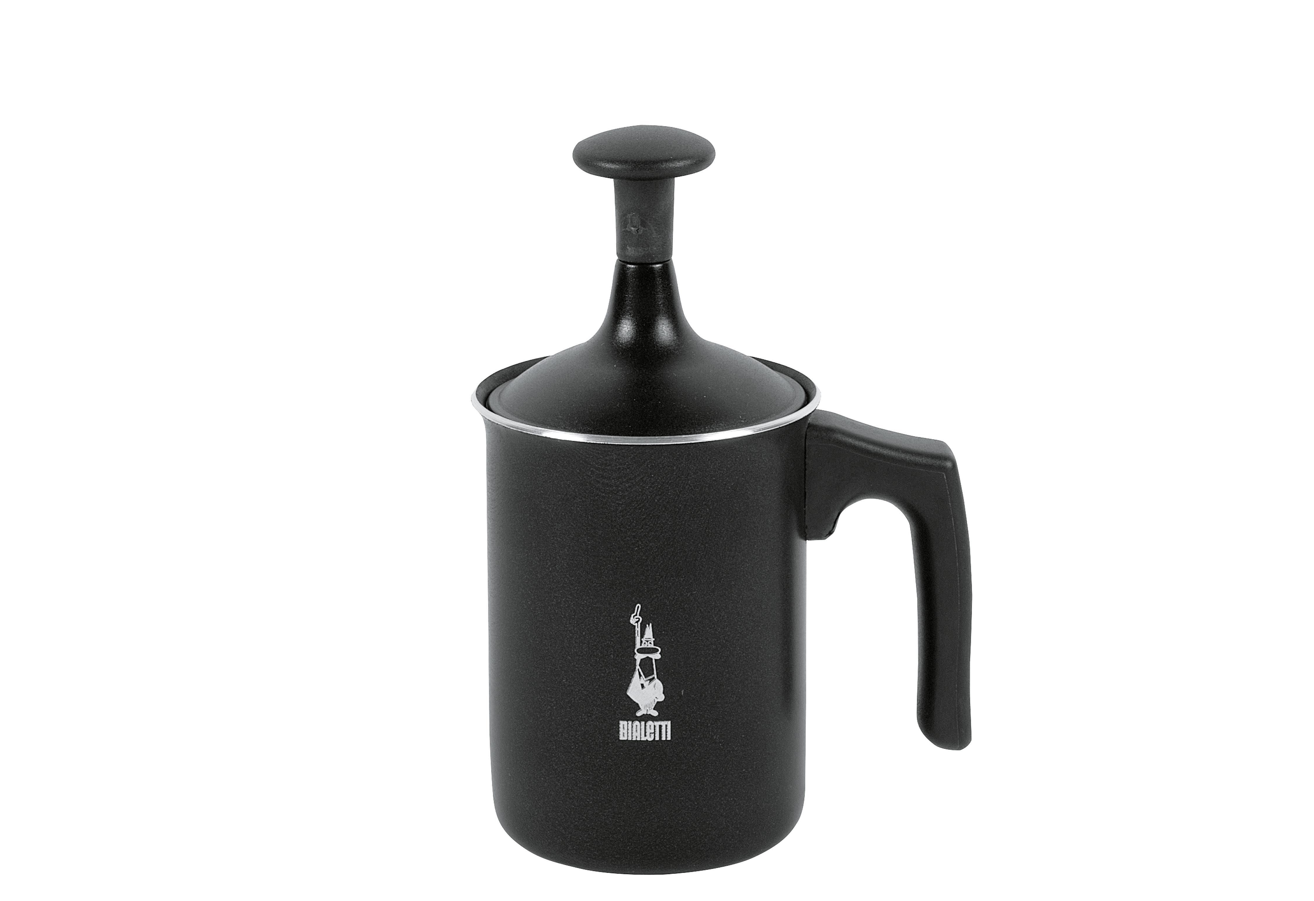 BIALETTI Milchaufschäumer "Tutto Crema" Ø 8 cm schwarz
