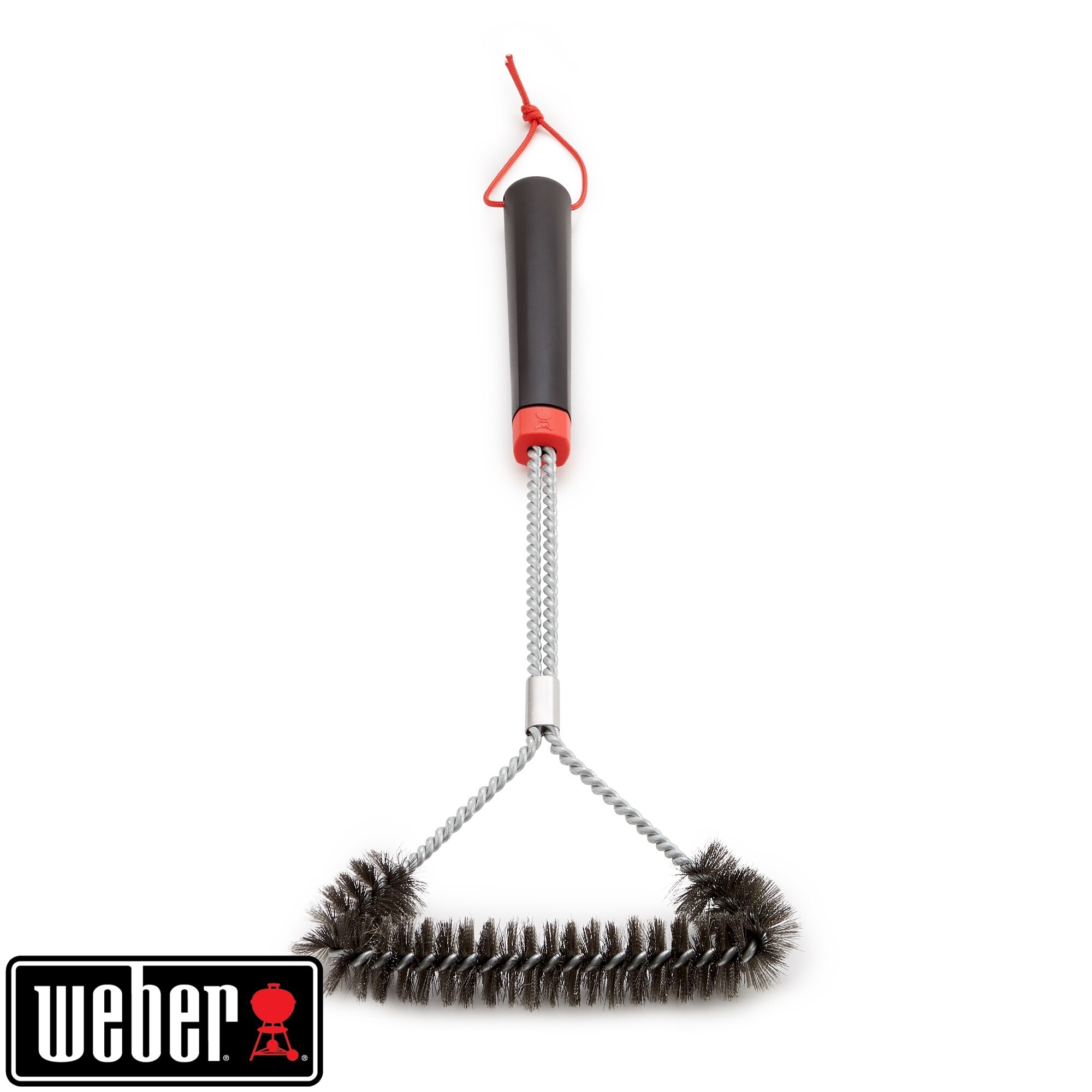 Weber Dreiseitige Grillbürste, 46 cm