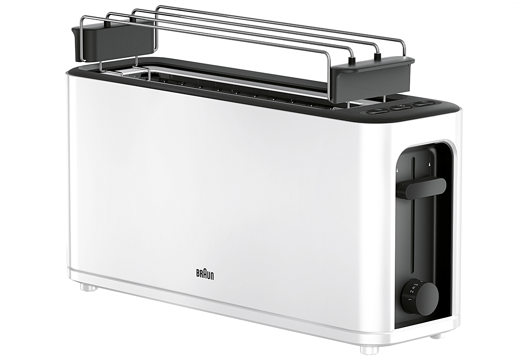 BRAUN Langschlitztoaster HT 3110 WH weiß BRAUN Langschlitztoaster HT 3110 WH weiß