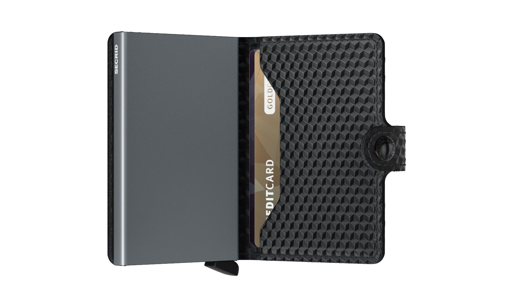 Secrid Miniwallet Cubic Black-Titanium