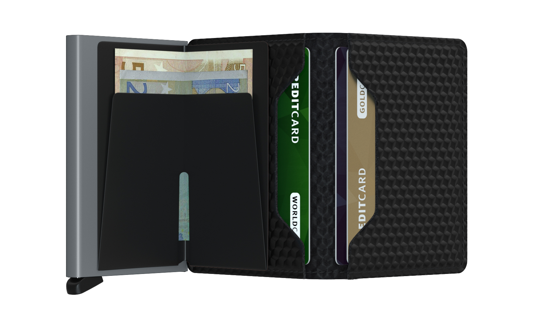 Secrid Slimwallet Cubic Black-Titanium