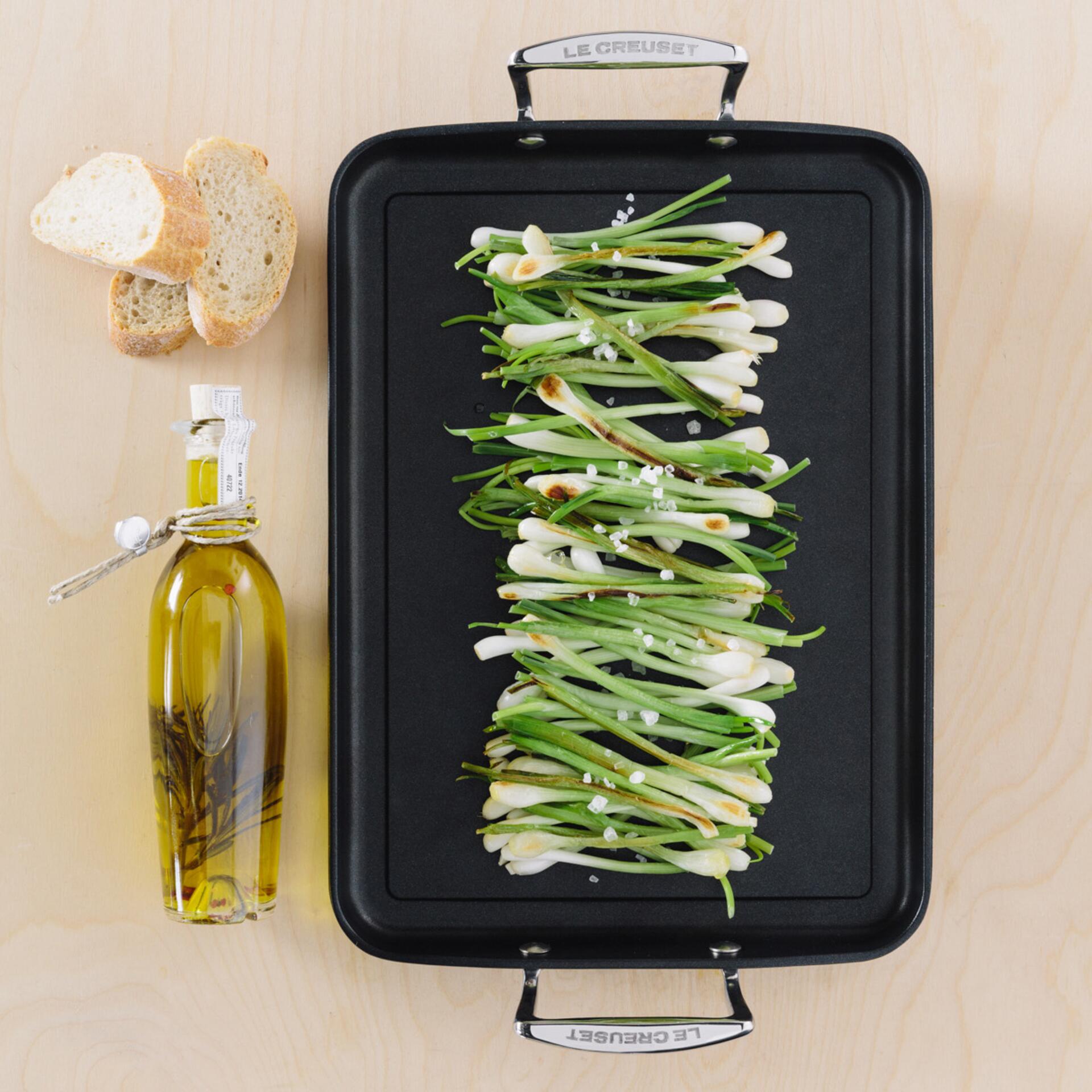 Le Creuset Aluminium-Antihaft-Grillplatte 34 x 25 cm