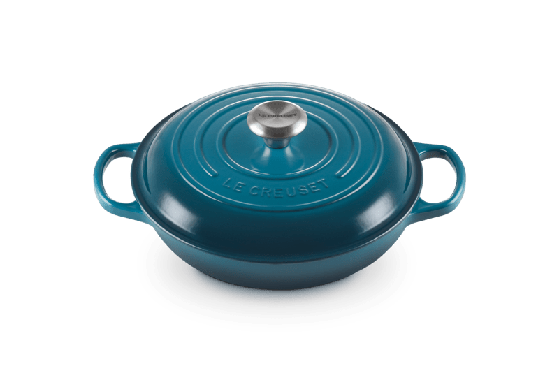 Le Creuset Gourmet-Profitopf aus Gusseisen 26cm 2,2L Deep Tea