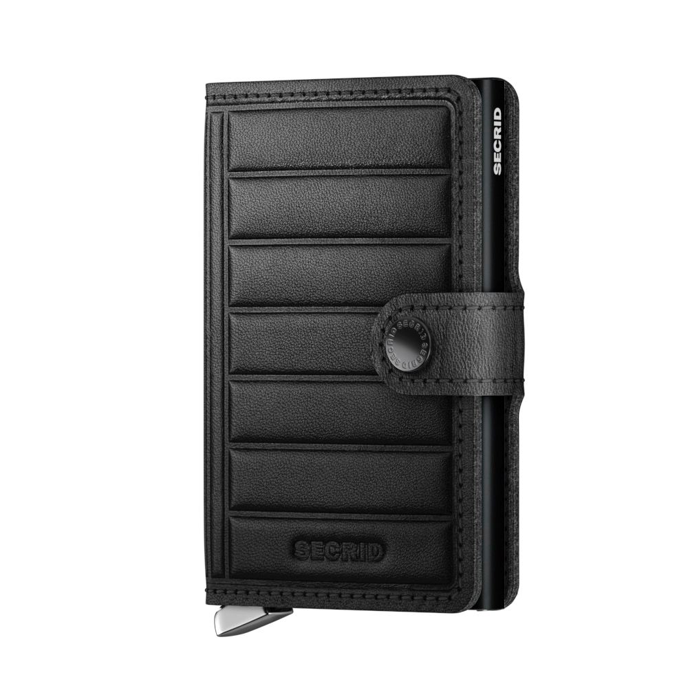 Secrid Miniwallet Emboss Lines Black Secrid Miniwallet Emboss Lines Black