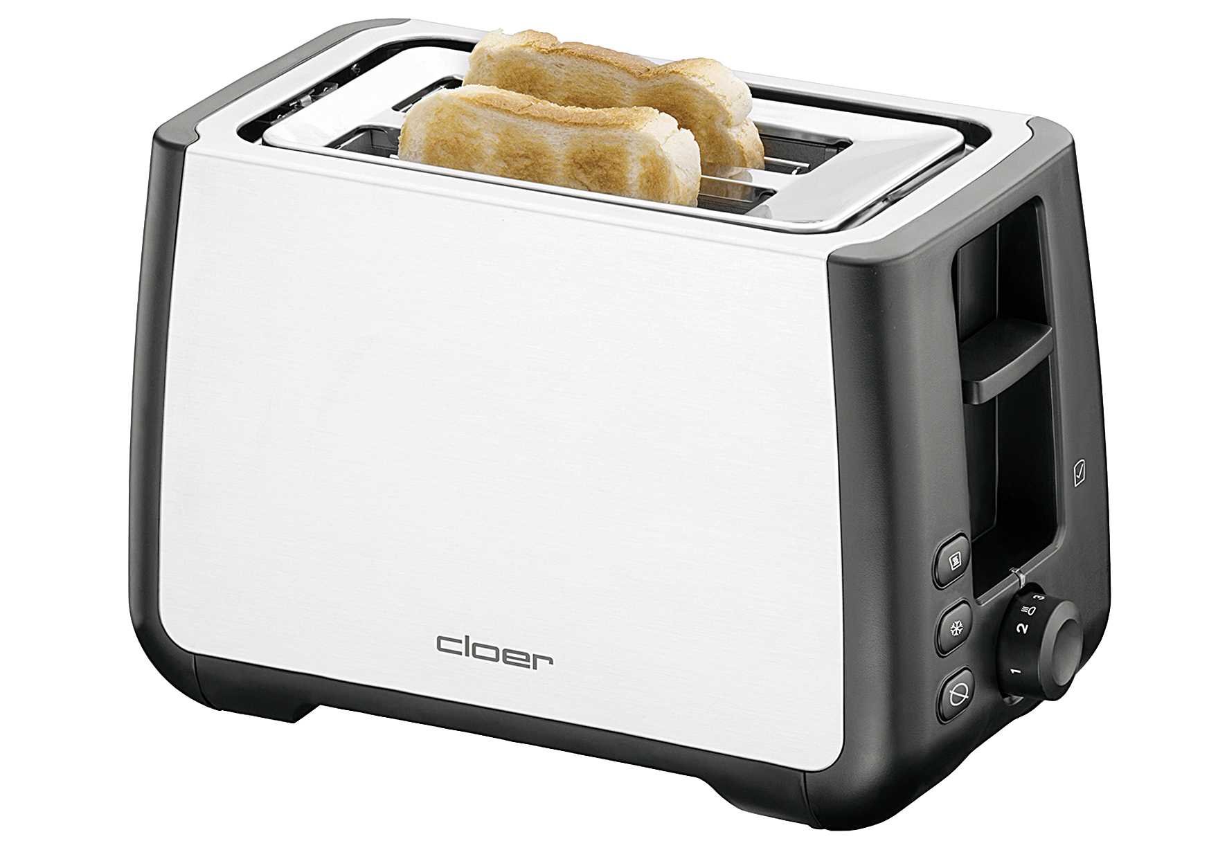 CLOER Toaster 3569 2-Scheiben King Size schwarz
