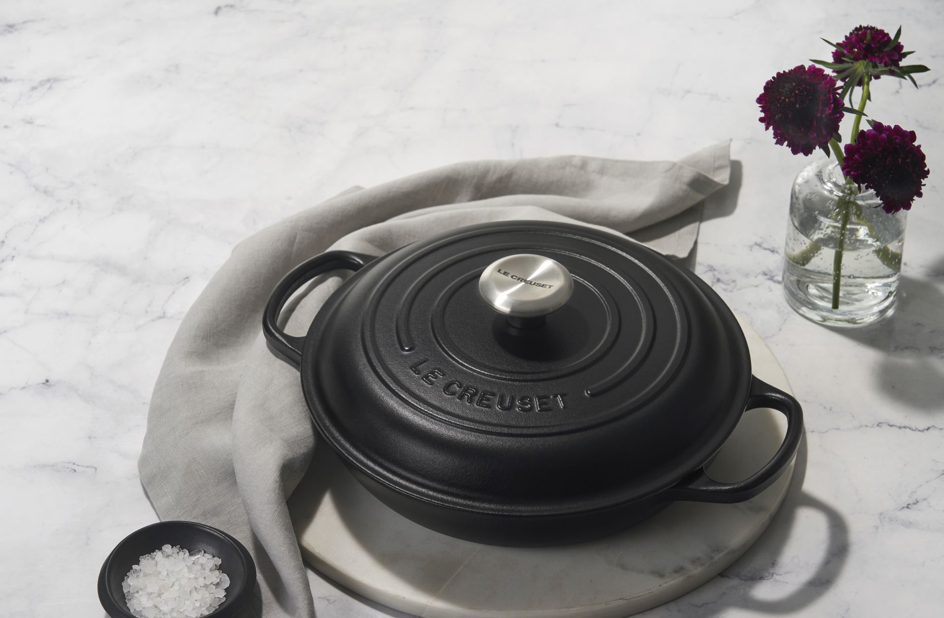 Le Creuset Gourmet-Profitopf Signature 26 cm Schwarz