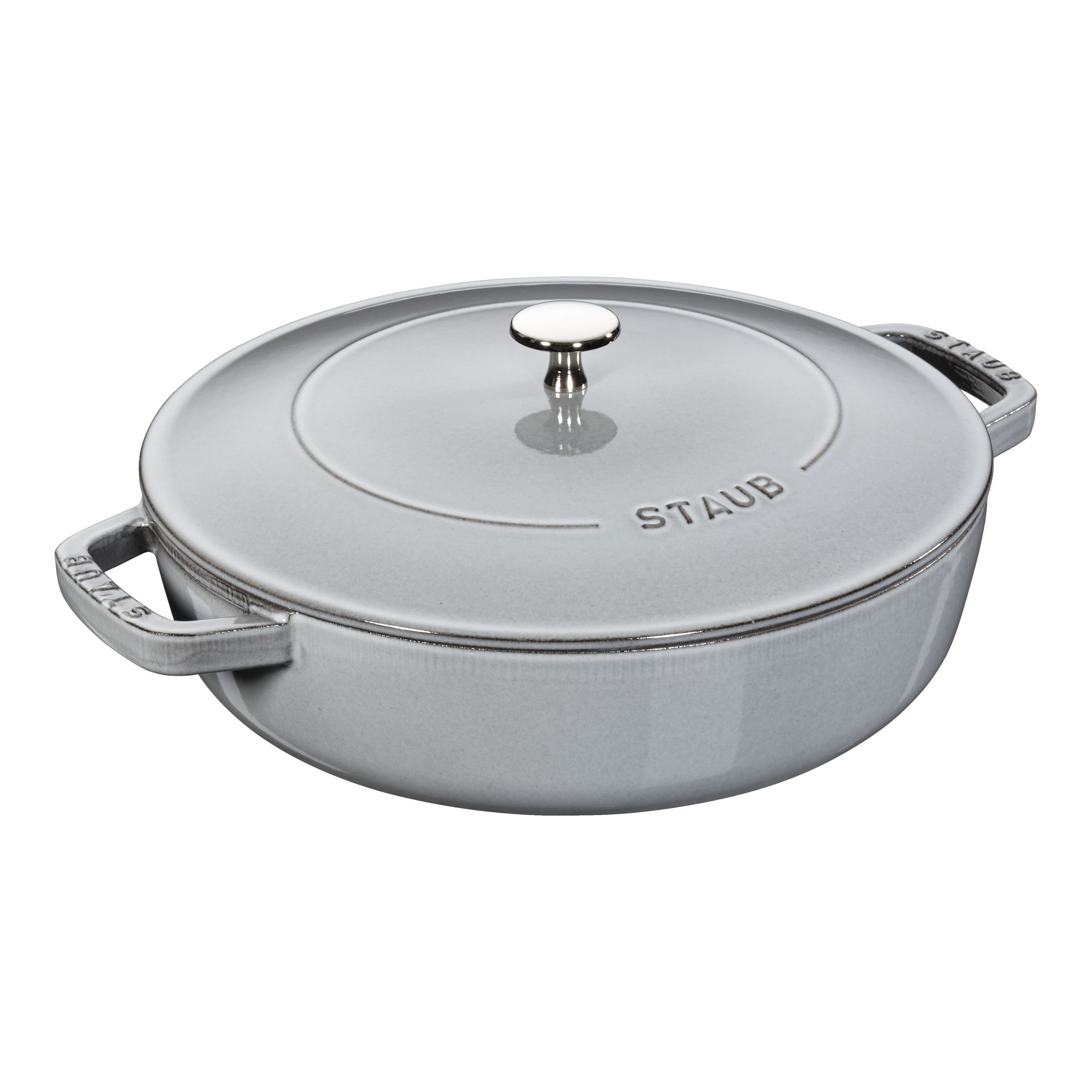 Staub Braisers Bräter mit Chistera Drop-Structure 28 cm, Gusseisen