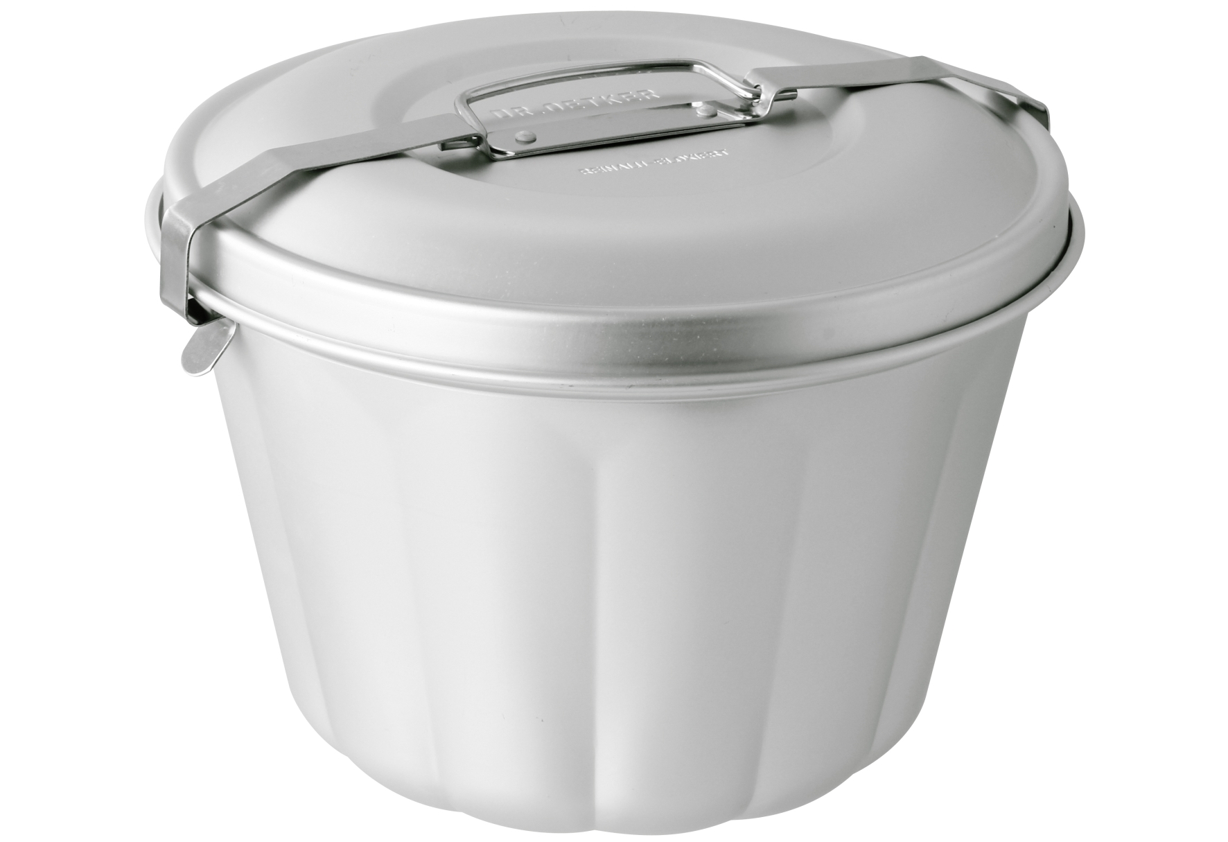 Dr. Oetker Wasserbadform Classic 2,5 L Ø 19 cm Aluminium elox