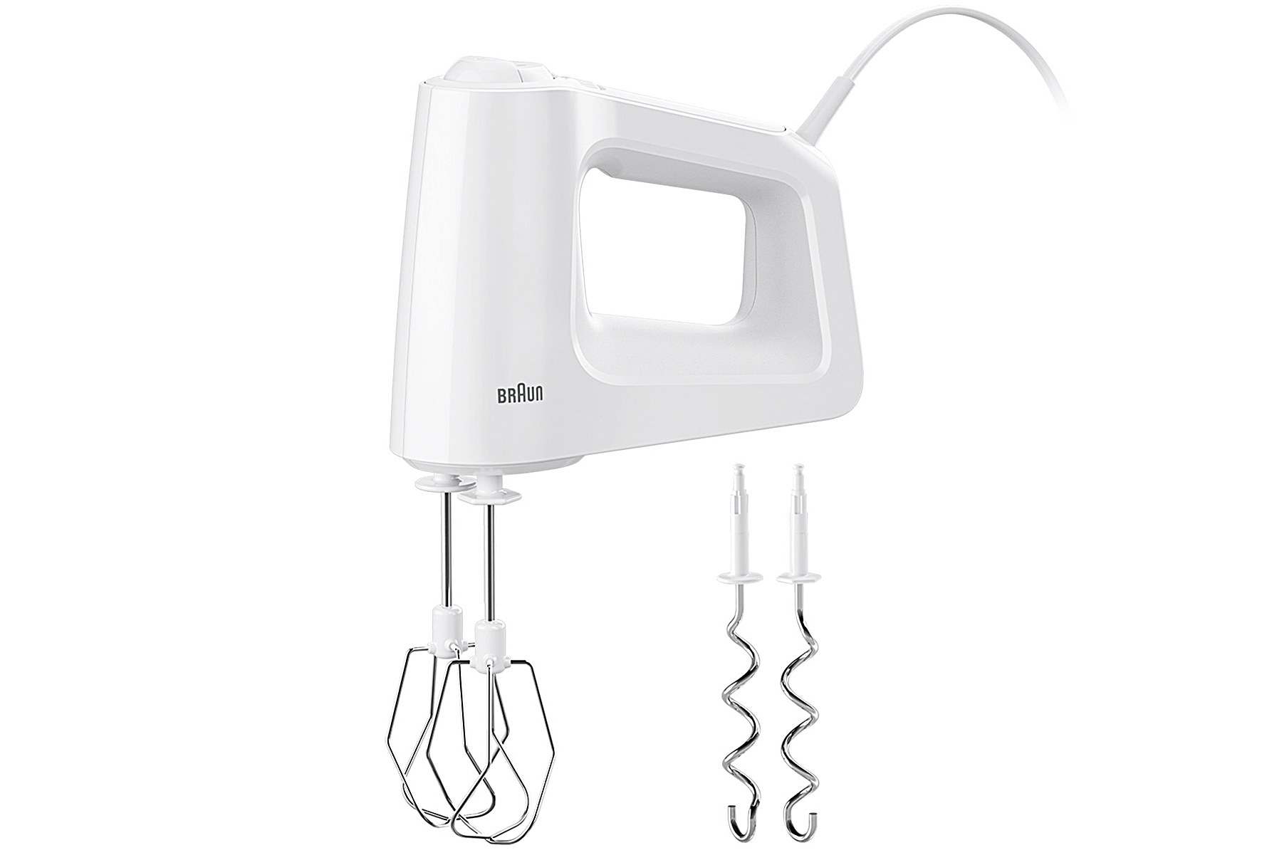BRAUN Handmixer HM 3000 450 W weiß BRAUN Handmixer HM 3000 450 W weiß