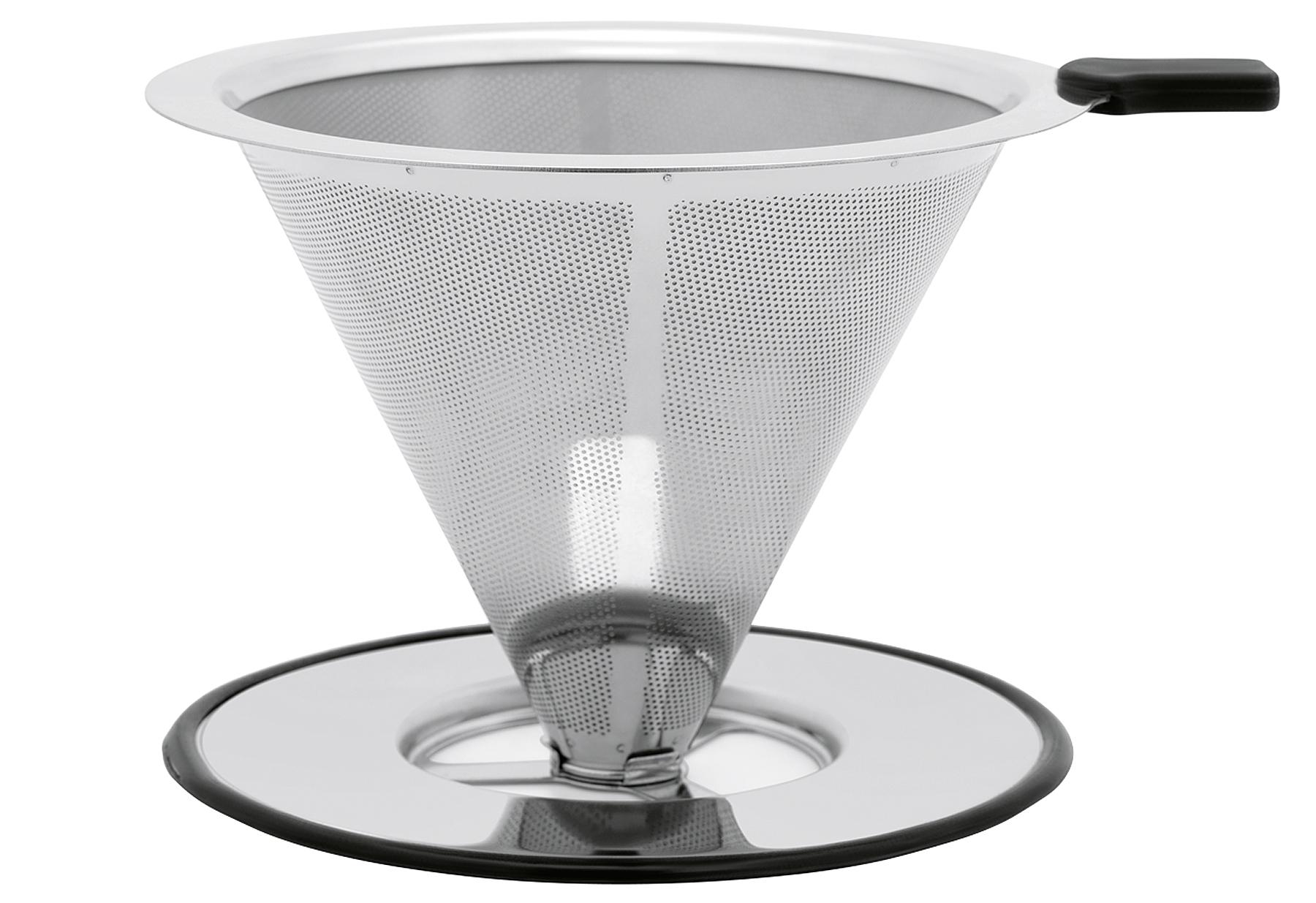 LEOPOLD Dauer-Kaffeefilter silberfarben