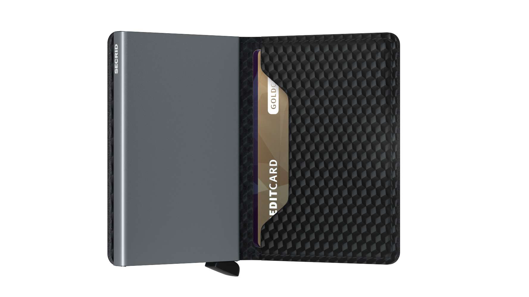 Secrid Slimwallet Cubic Black-Titanium