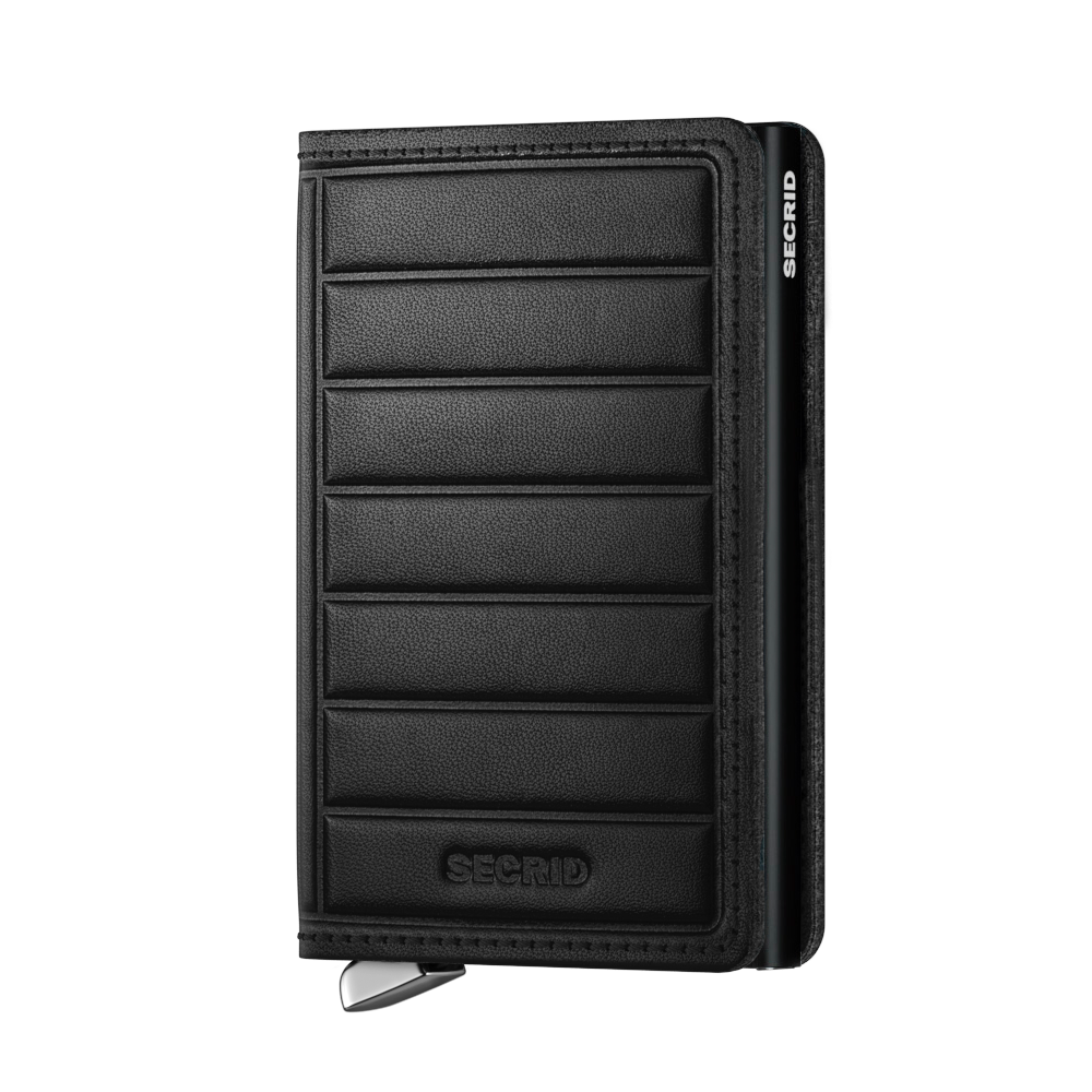 Secrid Slimwallet Emboss Lines Black Secrid Slimwallet Emboss Lines Black