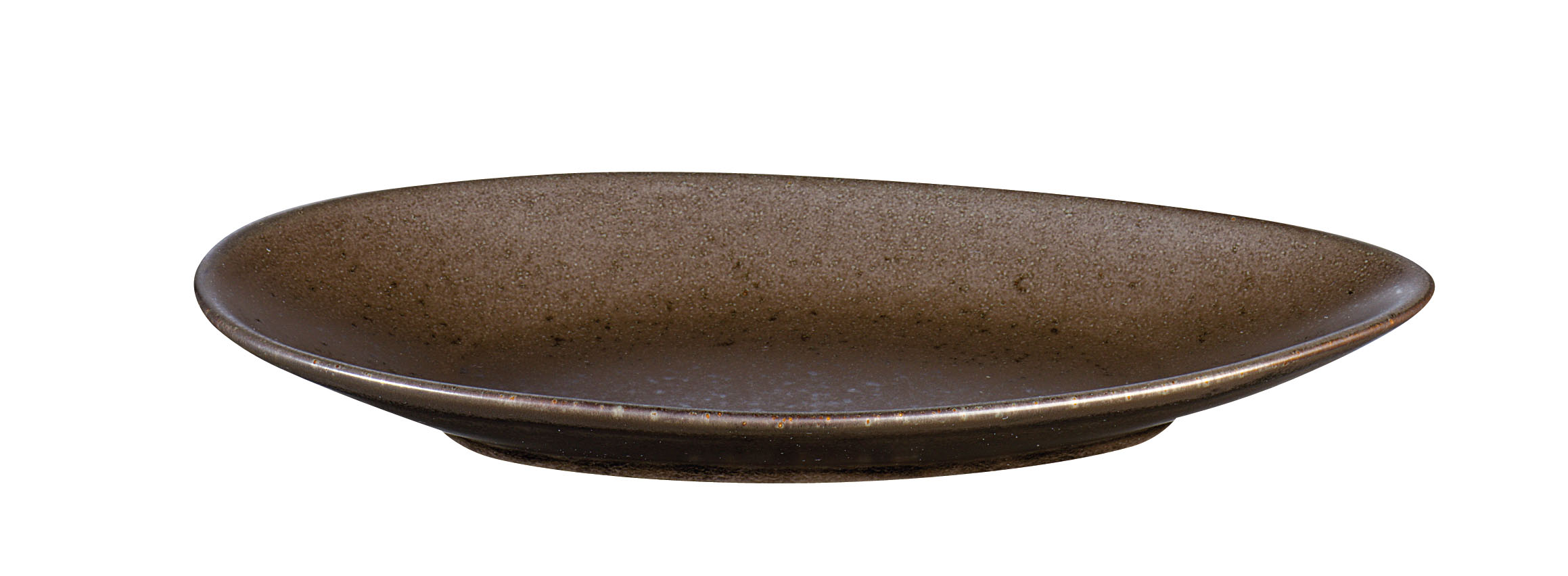 ASA cuba ovale Platte, marone Braun