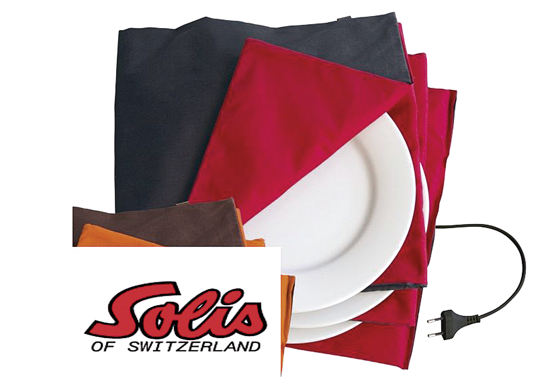 SOLIS Tellerwärmer Maxi Gourmet 906.31 schwarz/rot 