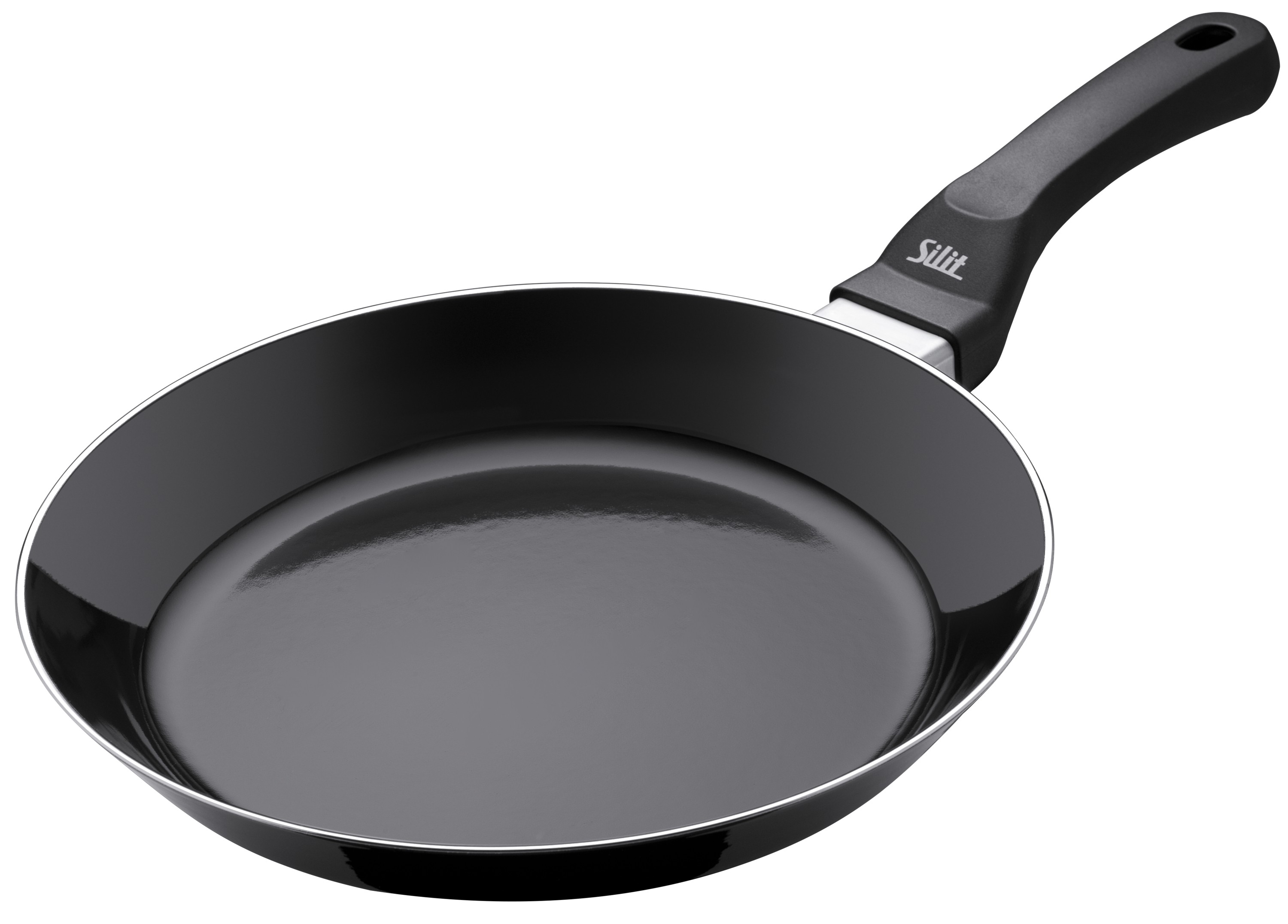 Silit Silargan® Professional Stielpfanne flach, 28 cm, Black schwarz