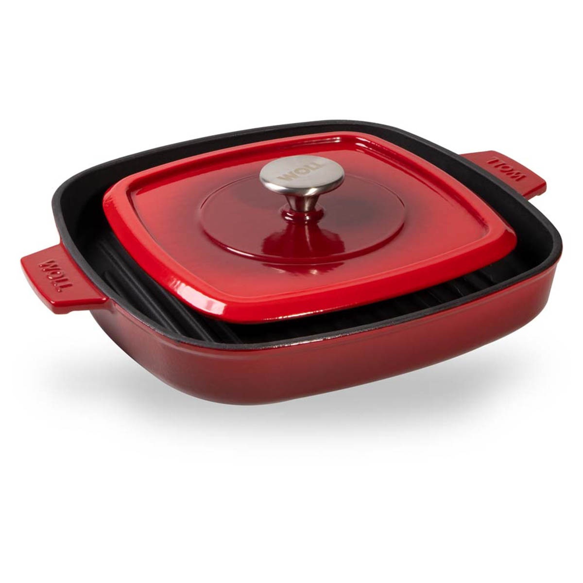 Woll Iron Grillpfanne 28 x 28 cm Rot