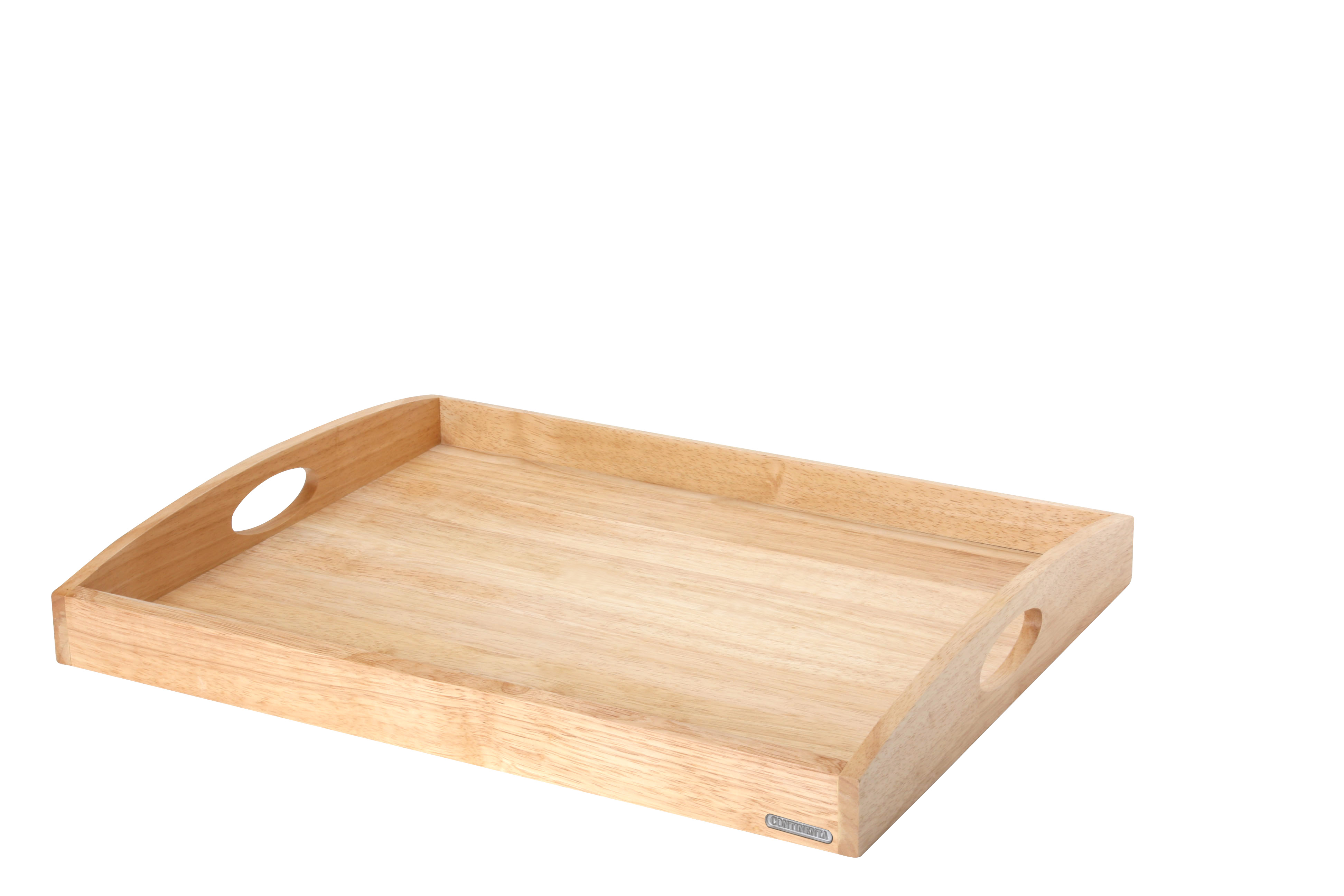 Continenta Tablett rechteckig, Gummibaum