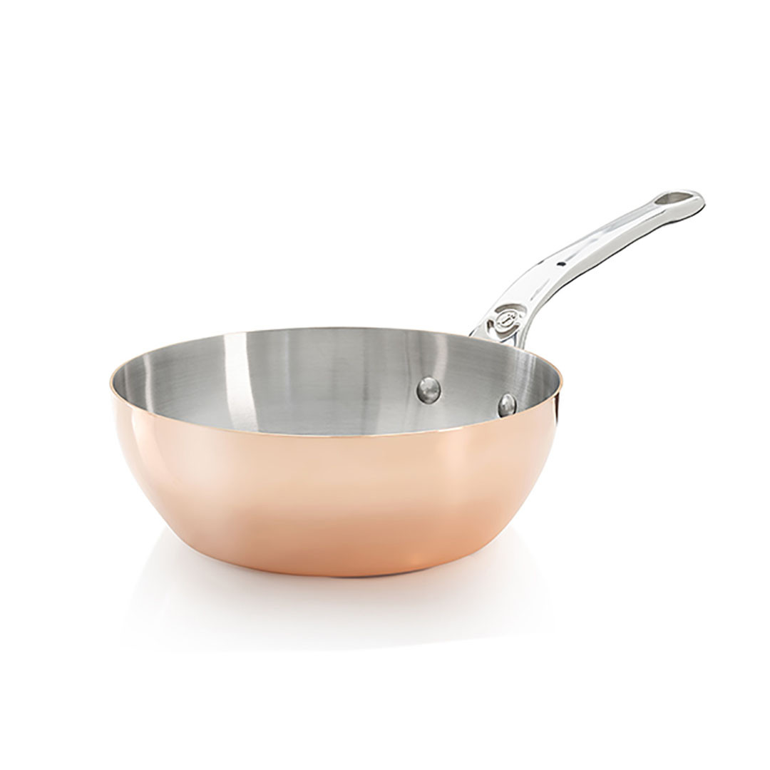 De Buyer KONISCHE SAUTEUSE / SCHMORPFANNE INOCUIVRE Ø24CM De Buyer KONISCHE SAUTEUSE / SCHMORPFANNE INOCUIVRE Ø24CM