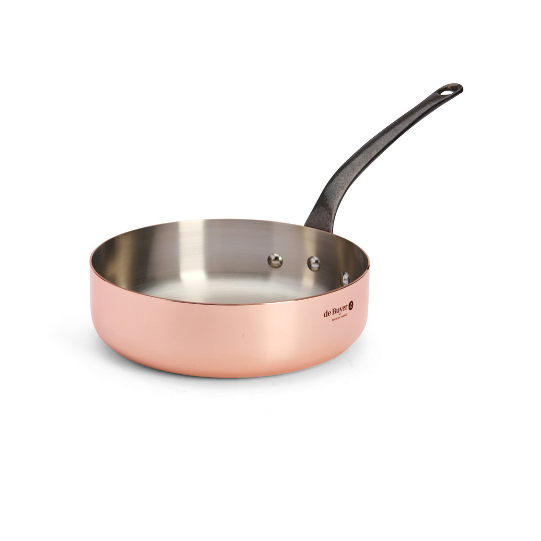 De Buyer GERADE SAUTEUSE / SCHMORPFANNE GUSSGRIFF Ø 24 CM De Buyer GERADE SAUTEUSE / SCHMORPFANNE GUSSGRIFF Ø 24 CM