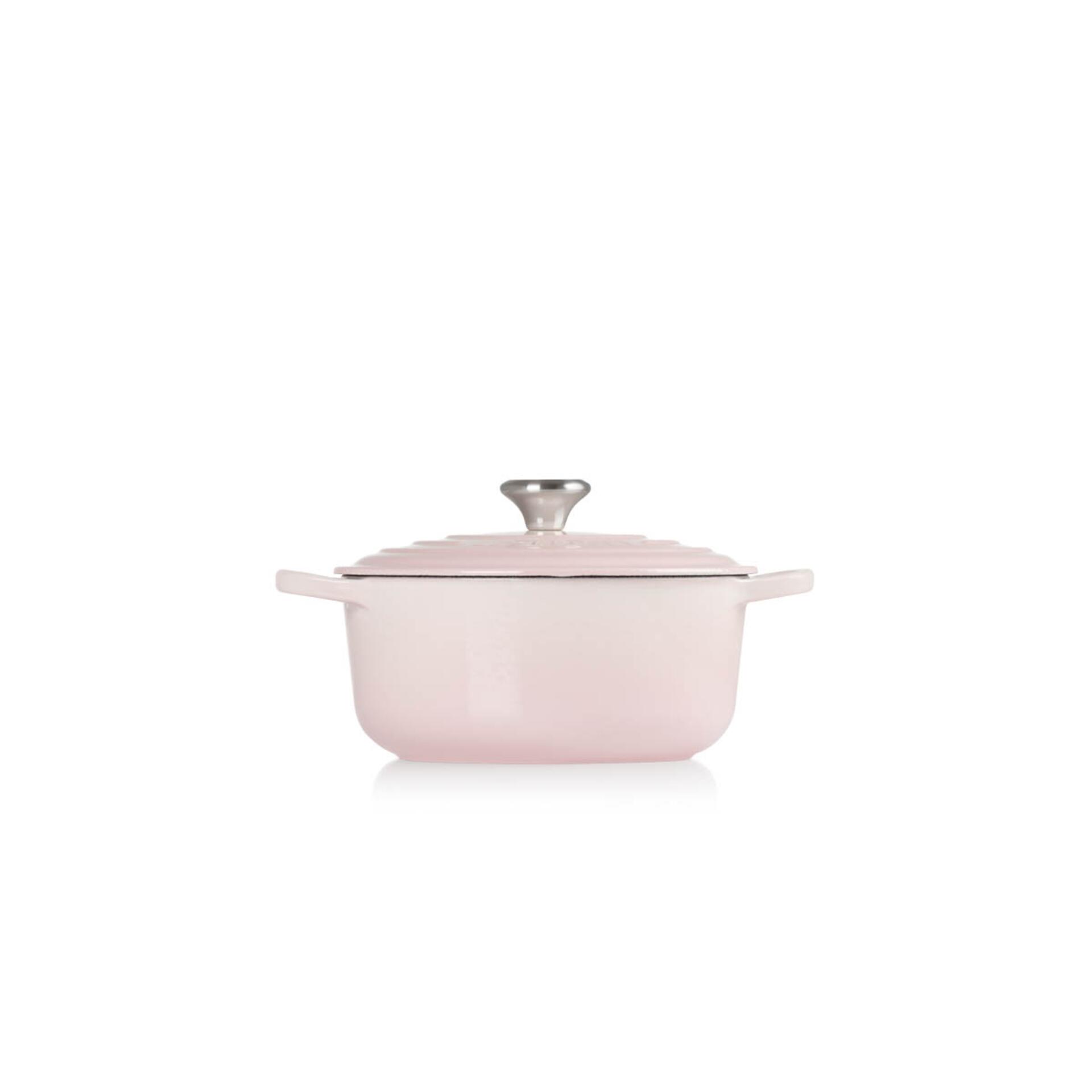 Le Creuset Bräter Signature 24 cm Shell Pink rund