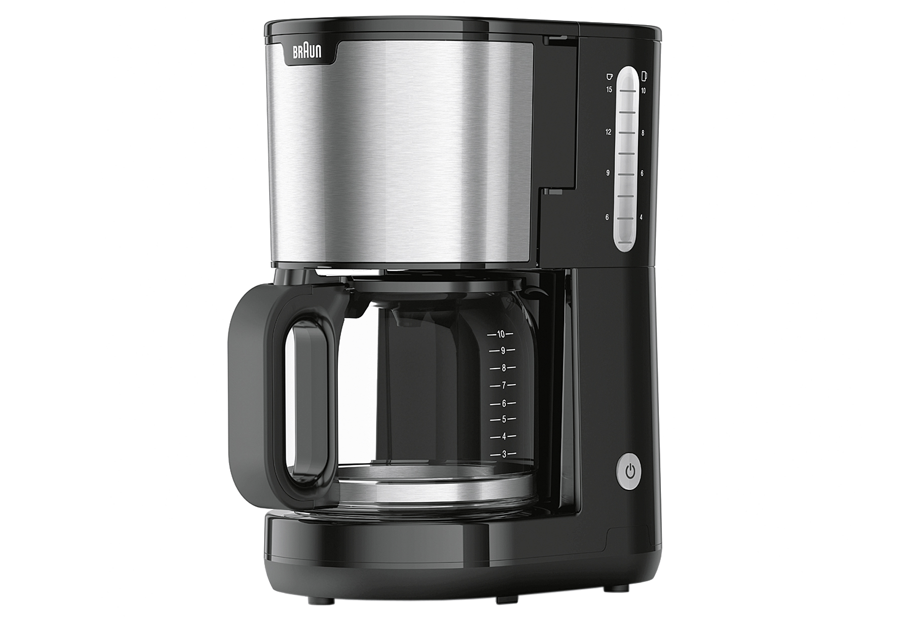 BRAUN Kaffeeautomat KF 1500 BK 10 Tassen 1000Watt schwarz BRAUN Kaffeeautomat KF 1500 BK 10 Tassen 1000Watt schwarz