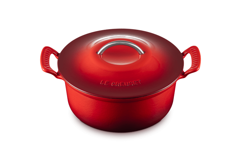 Le Creuset Bräter rund Modern Heritage 26 cm Kirschrot