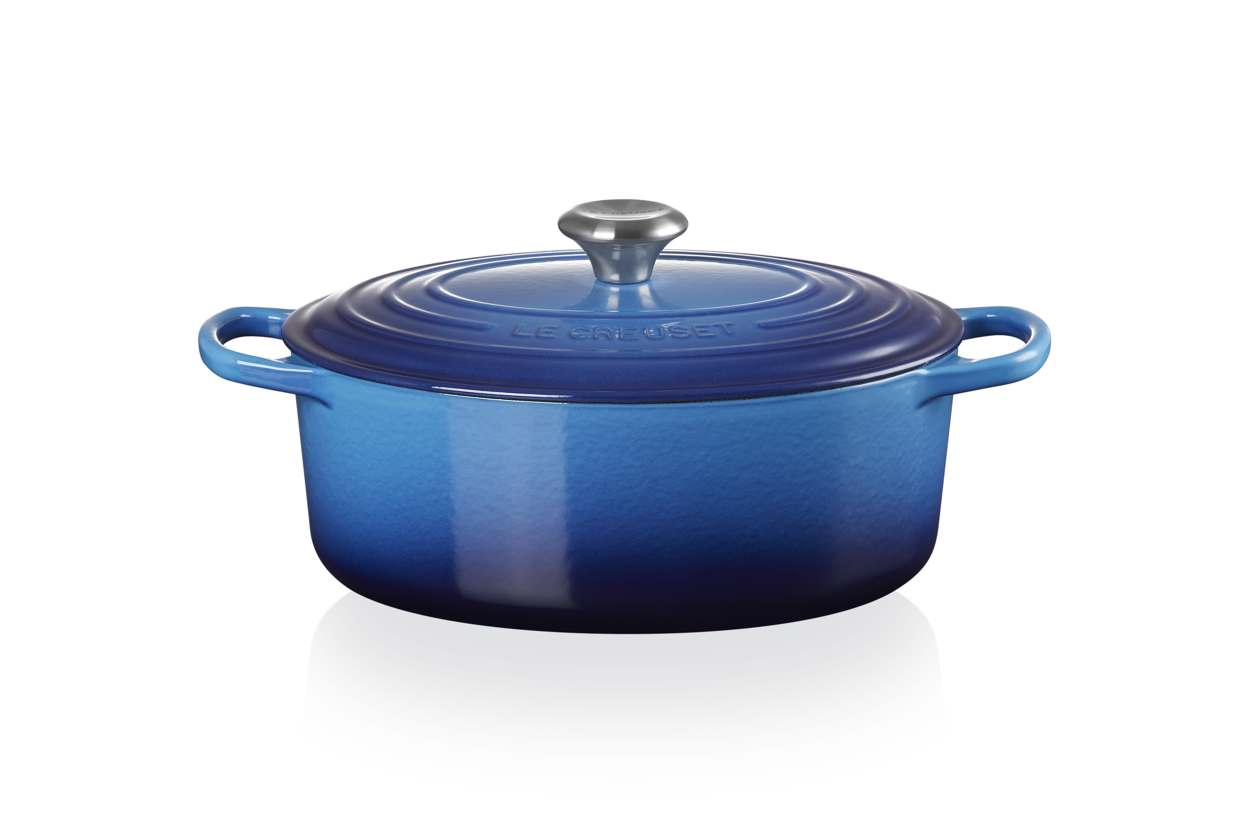 Le Creuset BRÄTER OVAL SIGNATURE 29 CM AZURE Le Creuset BRÄTER OVAL SIGNATURE 29 CM AZURE