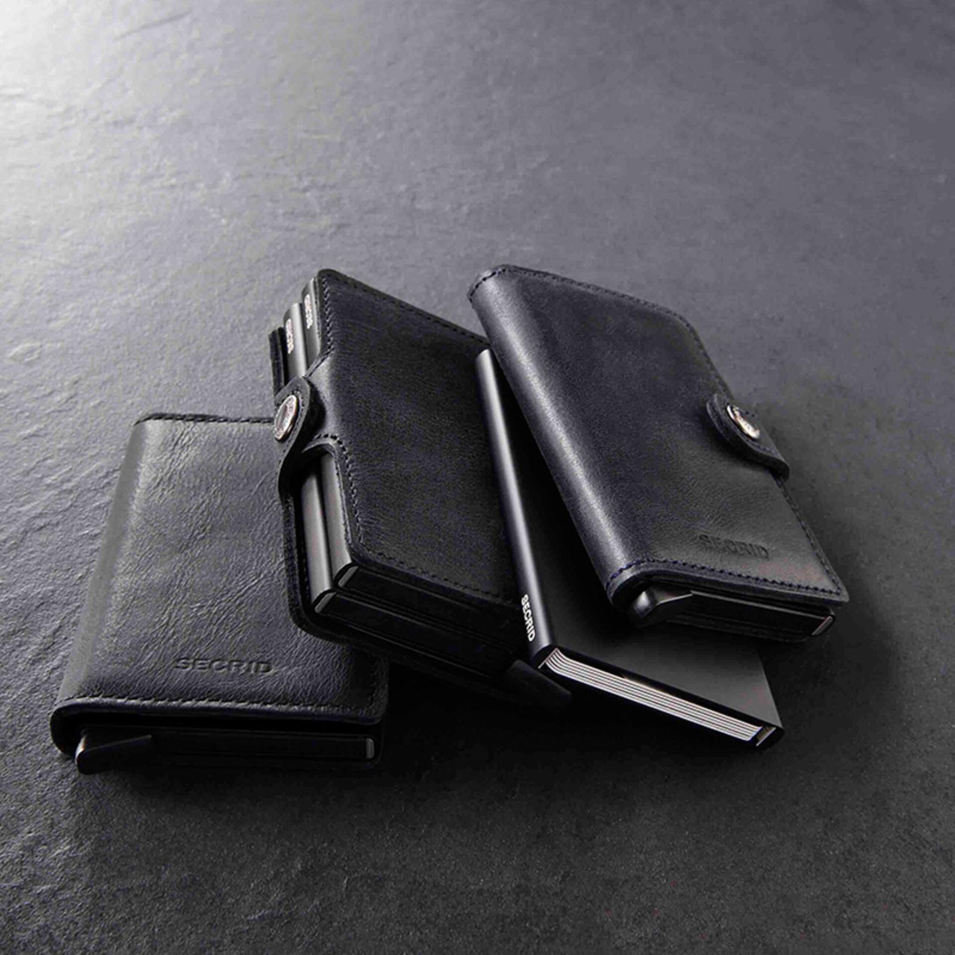 Secrid Miniwallet Vintage Cognac-Silver